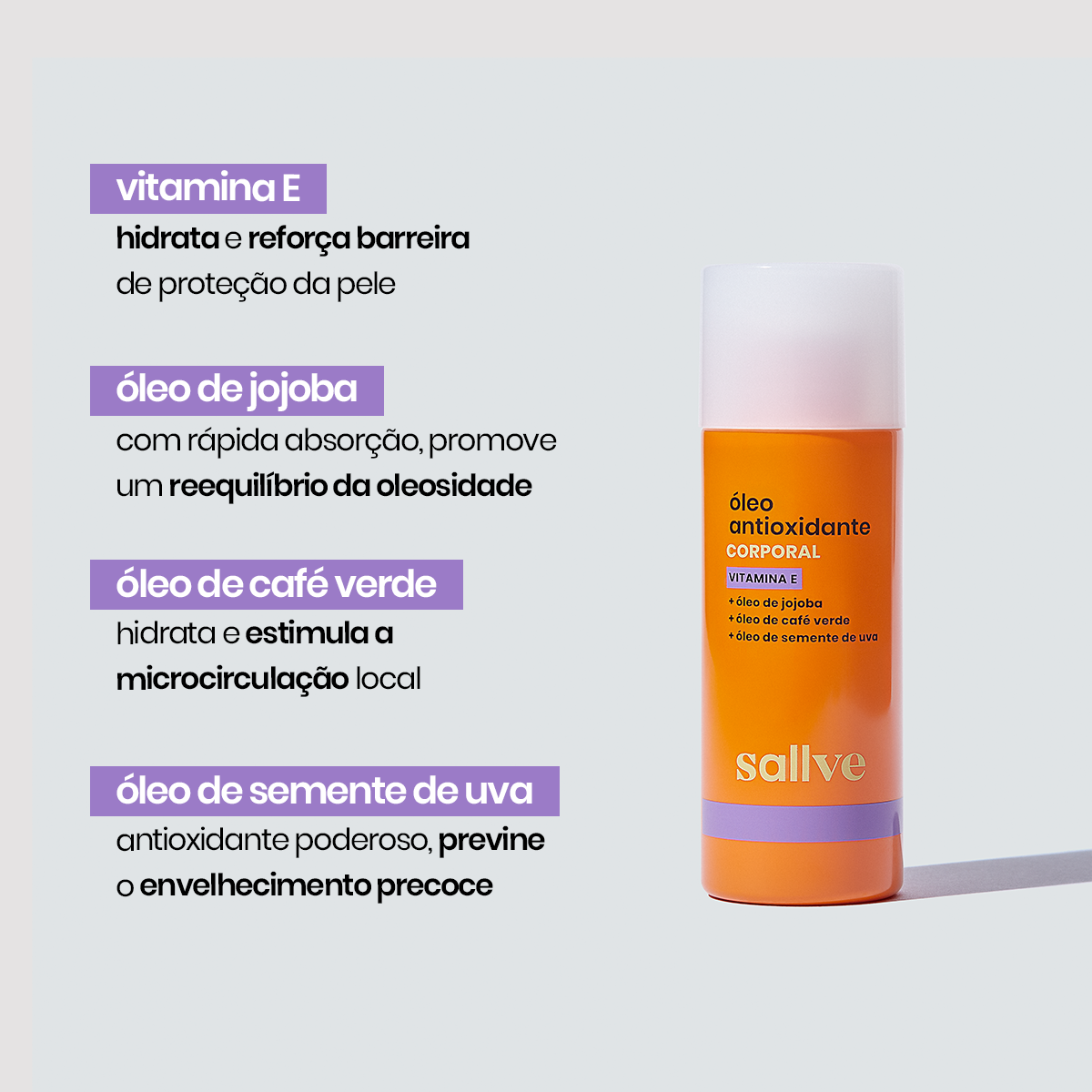 Óleo Corporal Antioxidante