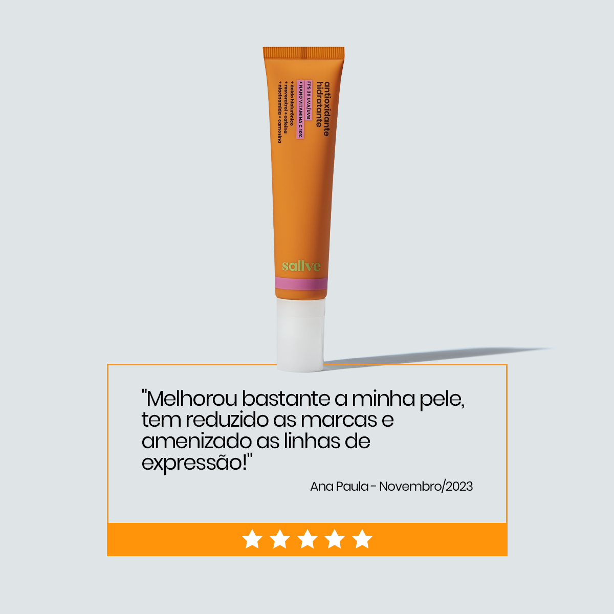 Vitamina C FPS 30 Antioxidante Hidratante