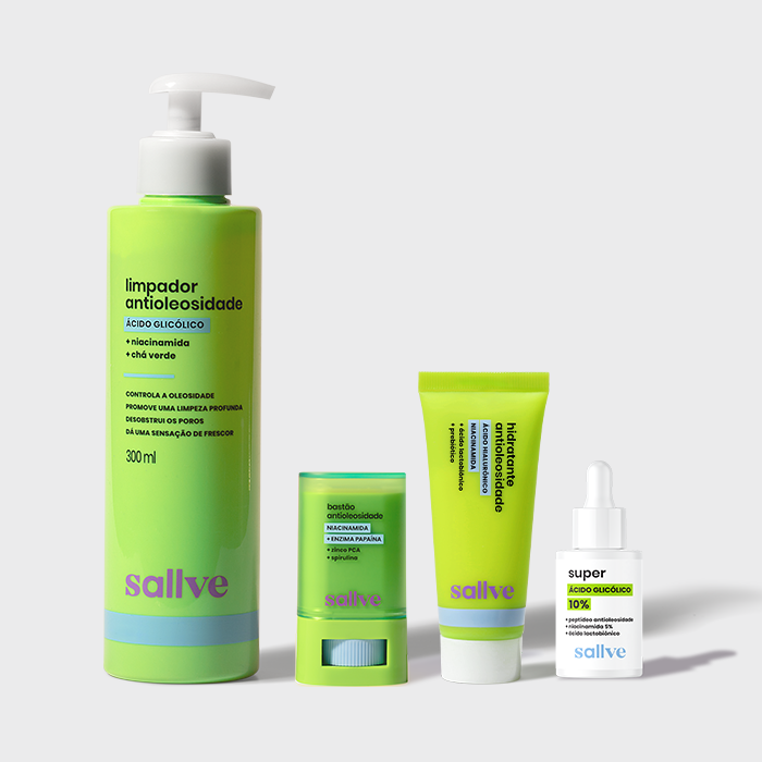 kit rotina completa antioleosidade