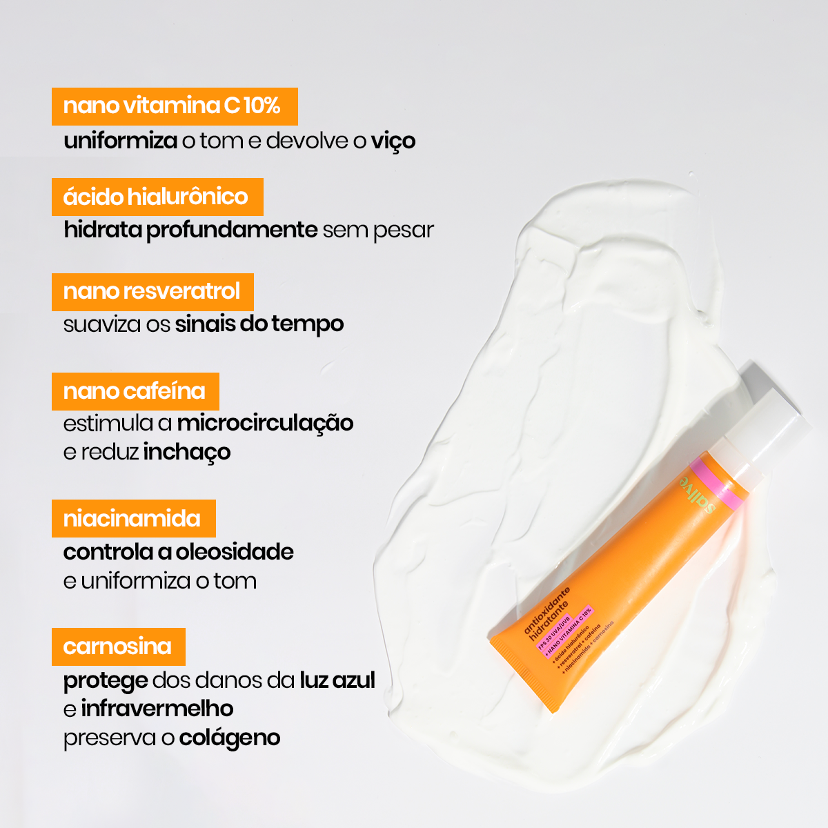 Vitamina C FPS 30 Antioxidante Hidratante