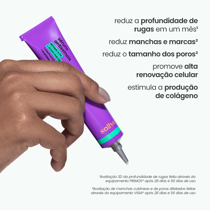 Sérum Antissinais Retinol Puro 0.3%
