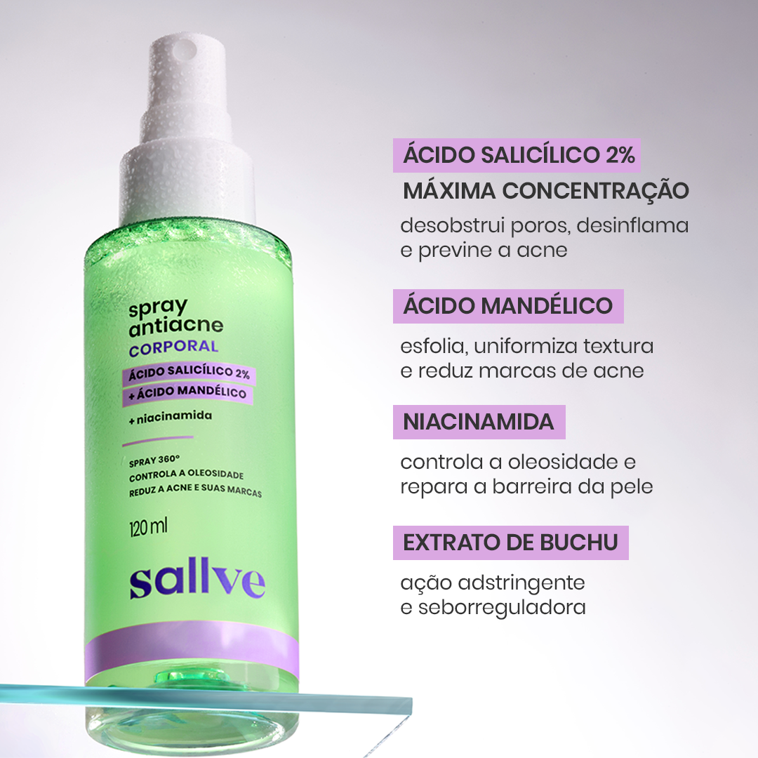 Spray Antiacne Corporal
